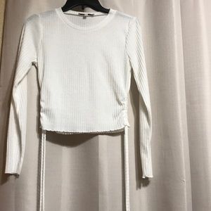 Long sleeve crop top